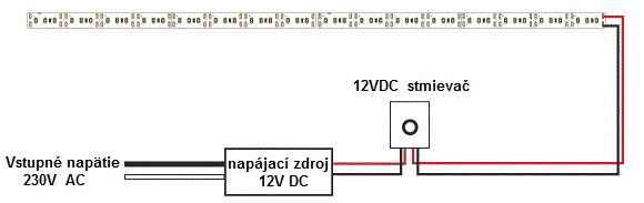 Zapojenie stmievača