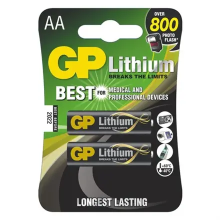 Líthiové baterie AA R6 1,5V GP