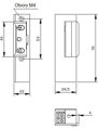 Elektromagnetický zámok R3-12.21P z blokádou