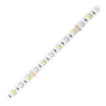 LED pás RGB-W (biela 4000K) 12V 14,4W/m 60LED/m IP20, (1m)