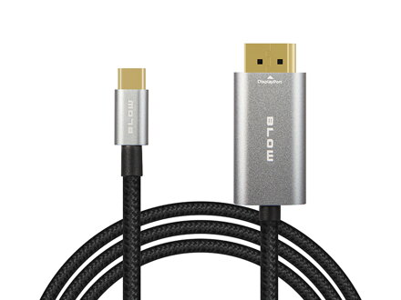 Šnúra Displayport / USB-C 2m