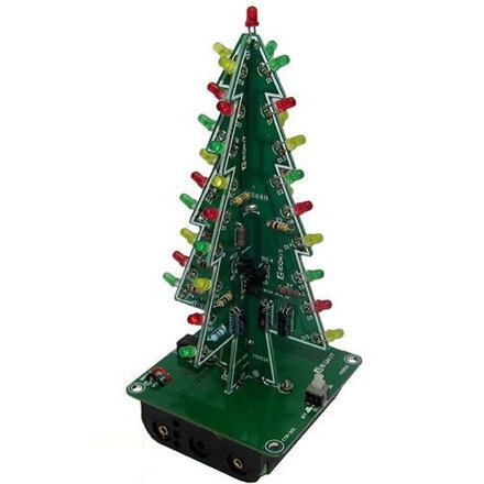 Stavebnica 3D LED vianočný stromček