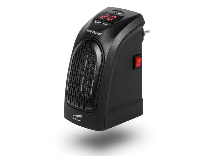 Ohrievač do zásuvky LTC 230V 400W čierny, s termostatom